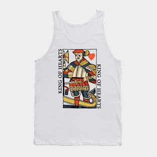 Character of Playing Card King of Hearts Tank Top